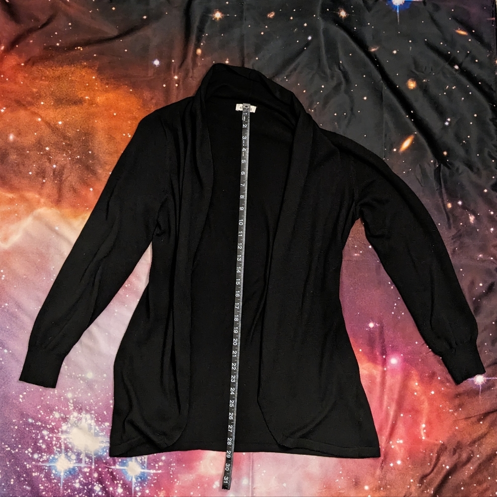 🖤 Black Ella Moss Cardigan Size Medium - Picture 4 of 7